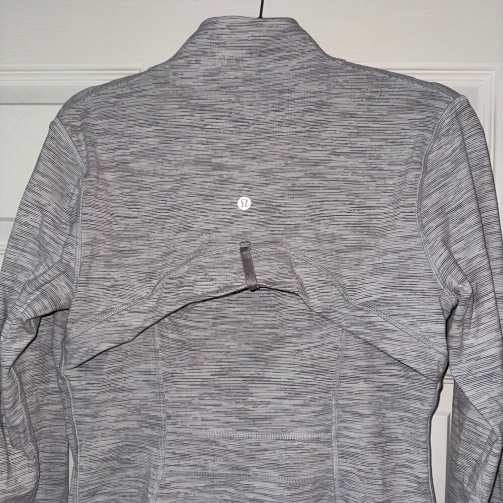 lululemon athletica Heather Gray Zip-Up Jacket